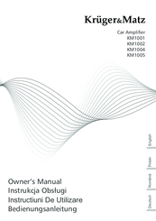 Kruger&Matz KM1000 Owner's Manual