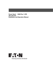 Eaton Power Xpert 9395 UPS Installation And Operation Manual