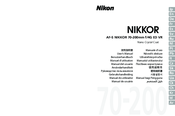 Nikon AF-S NIKKOR User Manual
