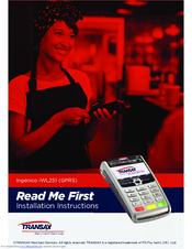Transax Ingenico iWL251 Installation Instructions Manual