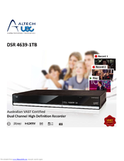 Altech DSR 4639-1TB Manual