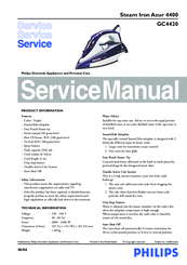 Philips Azur 4400 Service Manual