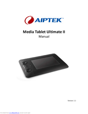 AIPTEK Media Tablet Ultimate II Manual