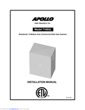 Apollo 7100UL Installation Manual