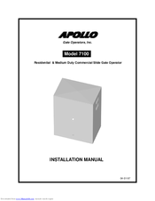 Apollo 7100 Installation Manual