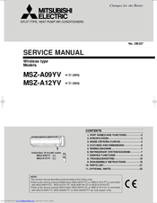 Mitsubishi Electric MSZ-A12YV-E1 Service Manual
