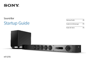 Sony HT-ST9 Startup Manual