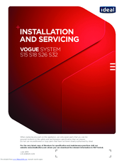 IDEAL Vogue S18 Installation And Servicing