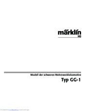 Marklin Typ GG-1 User Manual