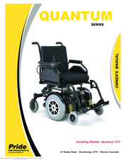 Pride Quantum 1121 Owner's Manual
