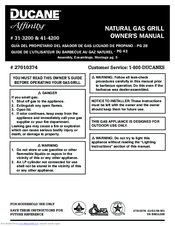 Ducane Affinity 41-4200 Owner's Manual
