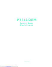 DFI PT332-DRM User Manual