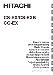 Hitachi CG-EX Owner's Manual