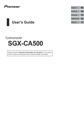Pioneer SGX-CA500 User Manual