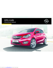 Opel KARL Infotainment Manual