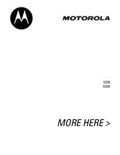 Motorola V220 GSM Manual