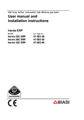 Biasi Inovia 35C ERP User Manual And Installation Instructions
