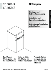 Dimplex SI 11KMS Installation And Operating Instructions Manual