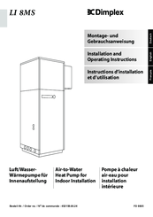 Dimplex LI 8MS Installation And Operating Instructions Manual