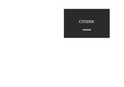 Citizen E87 Manual