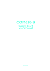 DFI COM630-B User Manual