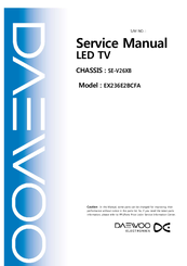 Daewoo EX236E2BCFA Service Manual