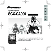Pioneer SGX-CA900 Quick Start Manual