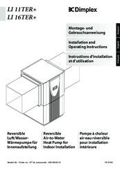Dimplex LI 16TER+ Installation And Operating Instructions Manual