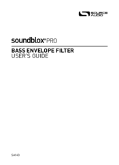 Source Audio Soundblox Pro User Manual
