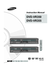 Samsung DVD-VR350 Instruction Manual