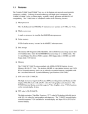 Toshiba T1960CT Maintenance Manual