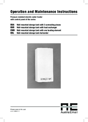 AE EKA Operation And Maintenance Instructions