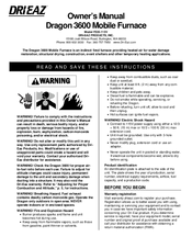 Dri-Eaz Dragon 3600 Owner's Manual