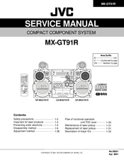JVC MX-GT91R Service Manual