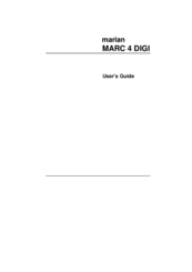 MARIAN MARC 4 DIGI User Manual