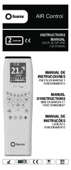 Rointe AIR Control Instruction Manual
