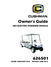 Cushman 626501 Owner's Manual