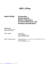 Kantronics KPC-3 Plus User Manual