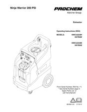 Prochem Ninja Warrior 200 PSI 10070660 Operating Instructions Manual