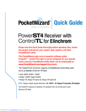 PocketWizard powerST4 Quick Manual
