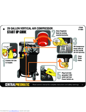 Central Pneumatic 61489 Startup Manual