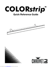 Chauvet COLORstrip Quick Reference Manual
