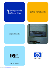 HP StorageWorks DAT 72i Getting Started Manual