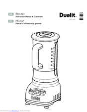 Dualit DBL4 Instruction Manual & Guarantee
