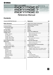 Yamaha Montage 7 Reference Manual