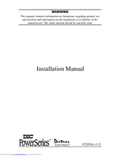 DSC PC5936 Installation Manual