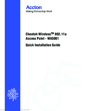 Accton Technology WA5001 Quick Installation Manual