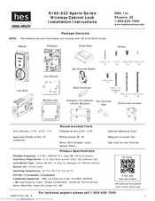 Assa Abloy K100-622 Installation Instructions Manual
