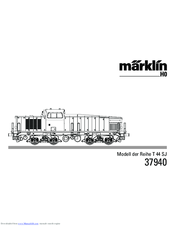 Marklin 37940 User Manual