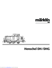 Marklin Henschel DHG User Manual